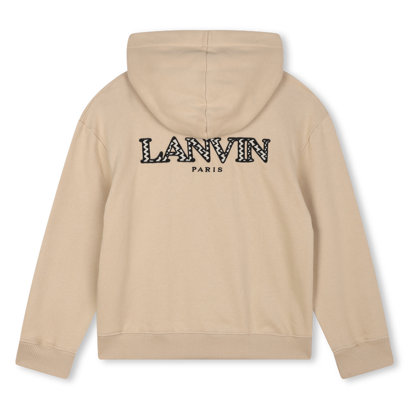 Sudadera con logo bordado LANVIN 
                        NI&Ntilde;O
