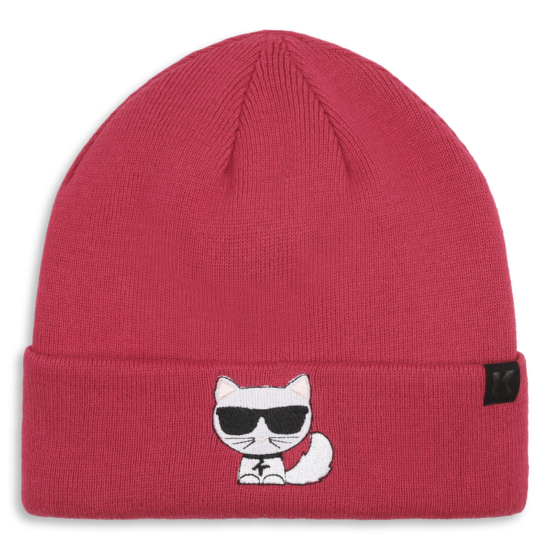Gorro de punto KARL LAGERFELD KIDS 
                        NI&Ntilde;A
