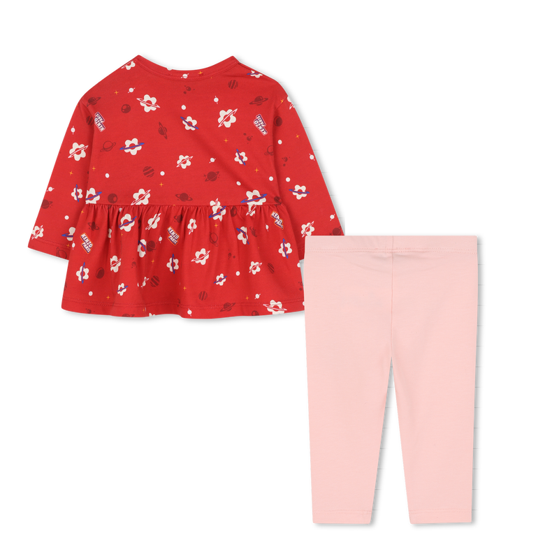Conjunto de camiseta y legging KENZO KIDS 
                        NI&Ntilde;A