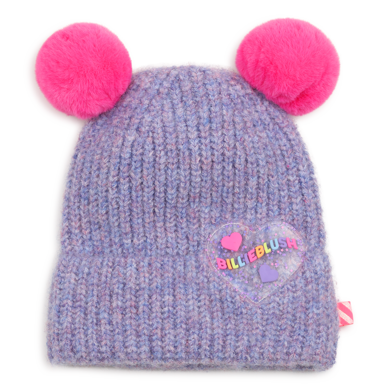 Gorro con pompones dobles BILLIEBLUSH 
                        NI&Ntilde;A