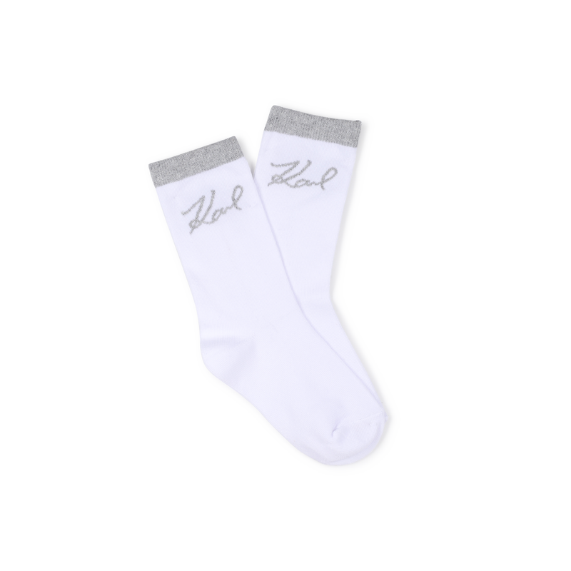 Juego de 2 pares de calcetines KARL LAGERFELD KIDS 
                        NI&Ntilde;A
