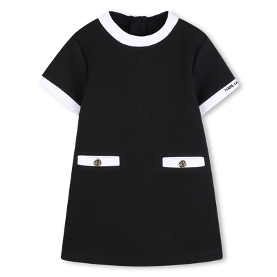 VESTIDO MANGA CORTA KARL LAGERFELD KIDS NI&Ntilde;A