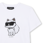 Camiseta de manga corta KARL LAGERFELD KIDS 
                    NI&Ntilde;A