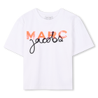 Camiseta de cuello redondo, BLANCO, hi-res