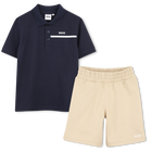 Conjunto de polo y bermudas BOSS 
                    NI&Ntilde;O