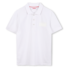 Polo de manga corta, BLANCO, hi-res