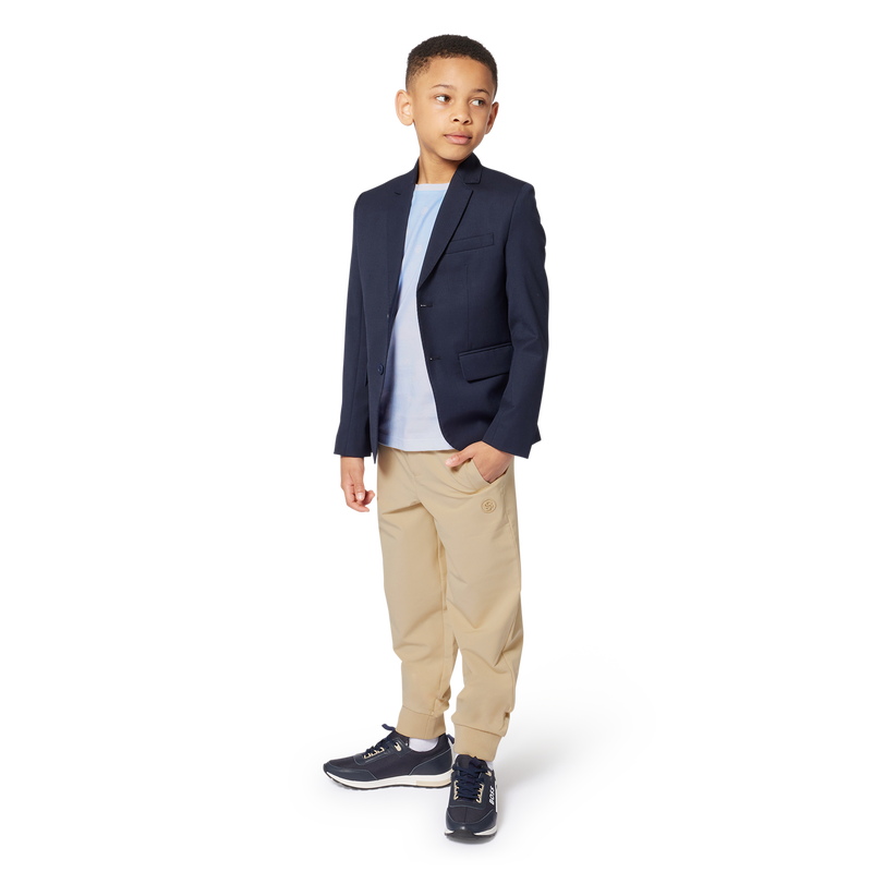 Camiseta de algod&oacute;n estampada BOSS 
                        NI&Ntilde;O