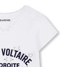 Camiseta con cuello tunecino ZADIG & VOLTAIRE 
                    NI&Ntilde;A