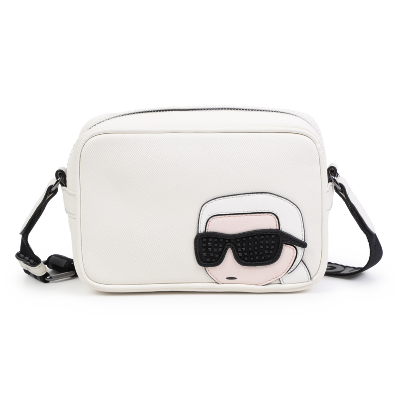Bolso ajustable con parche KARL LAGERFELD KIDS 
                        NI&Ntilde;A