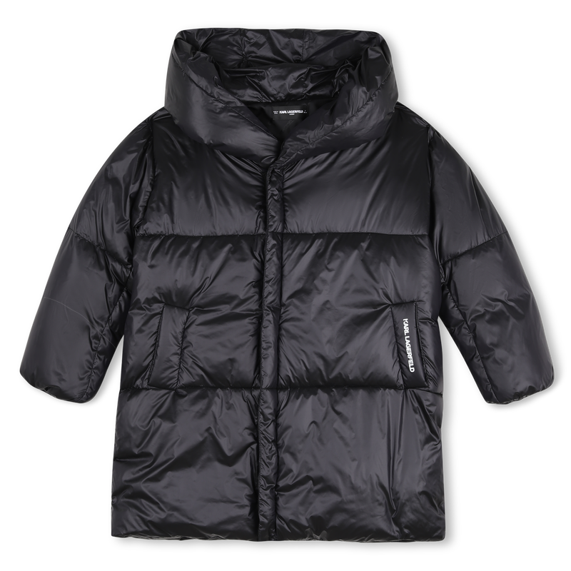 Chaqueta larga acolchada KARL LAGERFELD KIDS 
                        NI&Ntilde;A