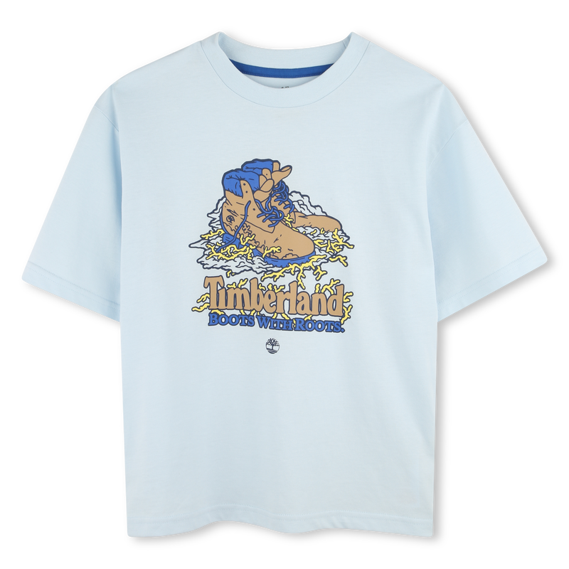 Camiseta ancha con estampado TIMBERLAND 
                        NI&Ntilde;O