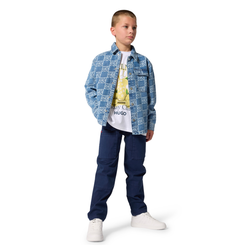 CAMISETA DE MANGA CORTA HUGO 
                        NI&Ntilde;O