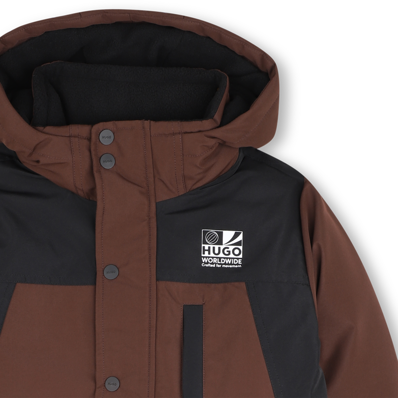 Parka con capucha HUGO 
                        NI&Ntilde;O