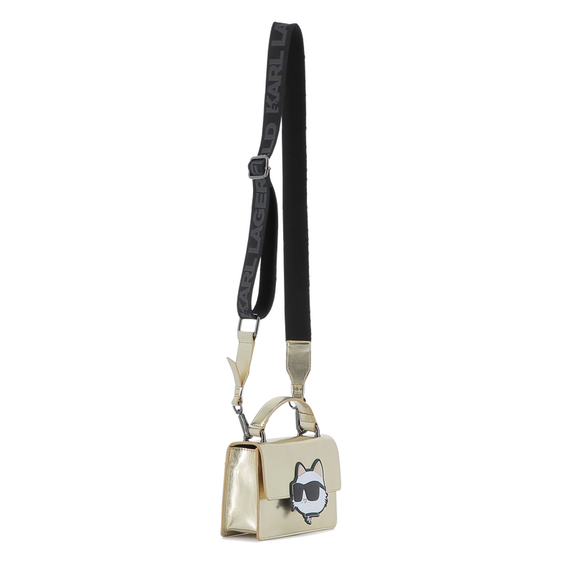 Bolso de mano en tejido recubierto de grano fino KARL LARGERFELD KIDS 
                        NI&Ntilde;A