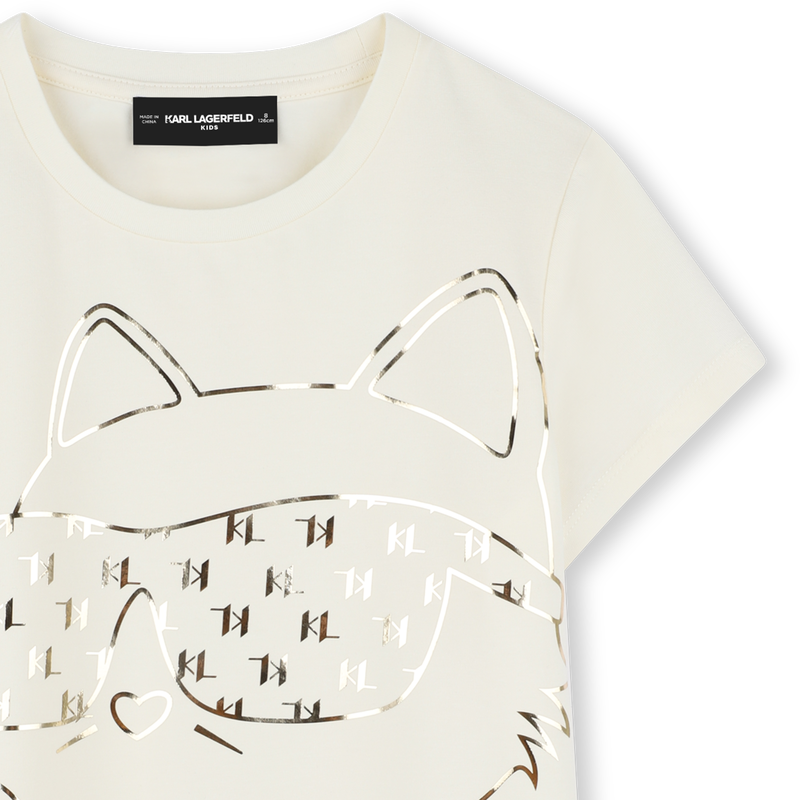 Camiseta de manga corta KARL LAGERFELD KIDS 
                        NI&Ntilde;A