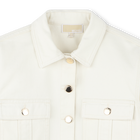 Chaqueta de sarga de algod&oacute;n MICHAEL KORS 
                    NI&Ntilde;A