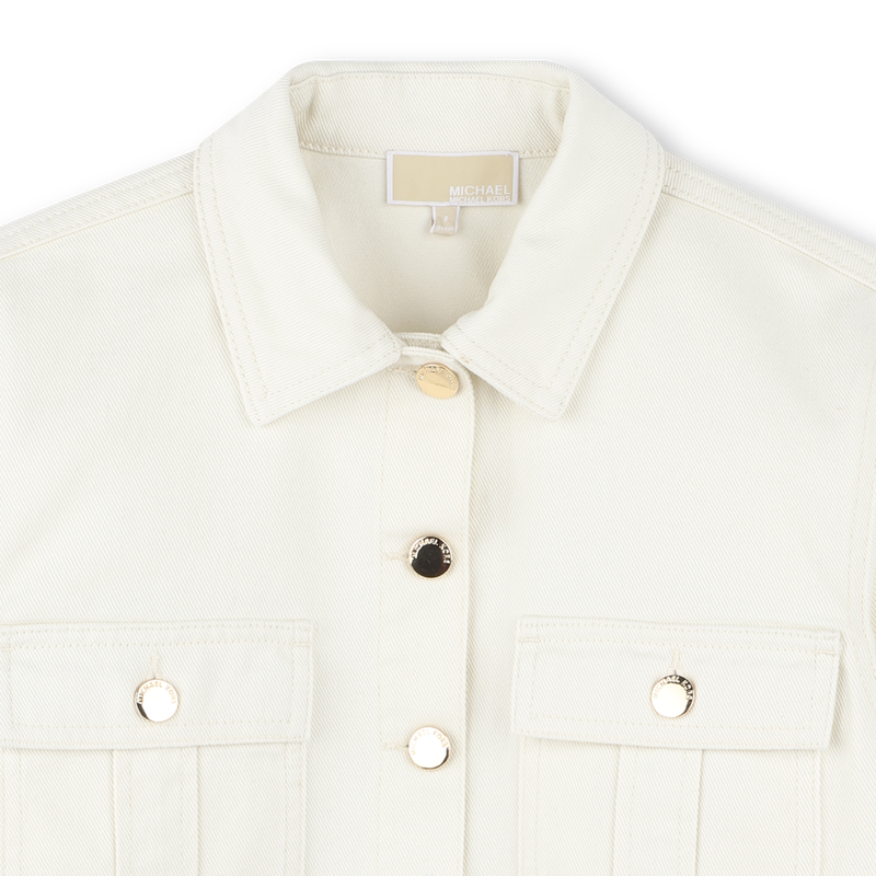 Chaqueta de sarga de algod&oacute;n MICHAEL KORS 
                        NI&Ntilde;A