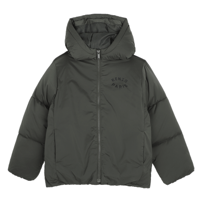 Chaqueta acolchada con capucha KENZO KIDS UNISEXO