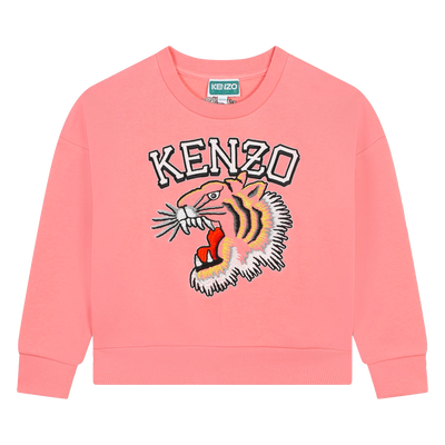 Sudadera de algod&oacute;n bordada KENZO KIDS NI&Ntilde;A