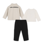 Conjunto de ch&aacute;ndal KARL LAGERFELD KIDS 
                    NI&Ntilde;O