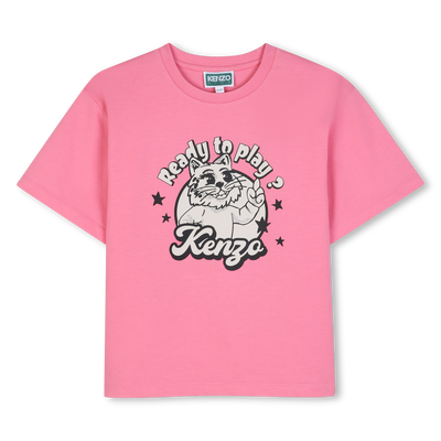Camiseta de mangas cortas KENZO KIDS NI&Ntilde;A