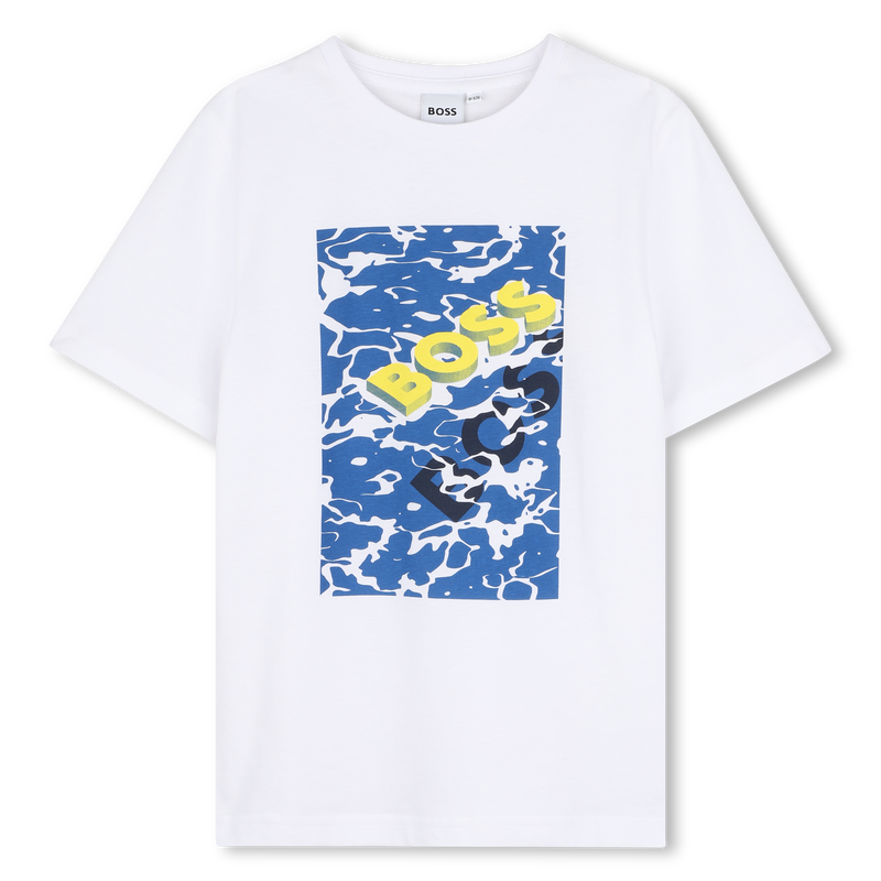 CAMISETA DE MANGA CORTA BOSS 
                        NI&Ntilde;O