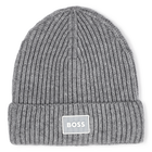 Gorro de punto con insignia BOSS 
                    NI&Ntilde;O
