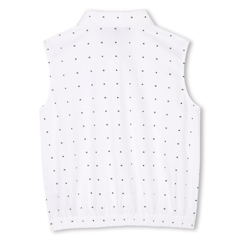 Camisa sin mangas estampada DKNY 
                        NI&Ntilde;A