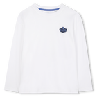 Camiseta de manga larga, BLANCO, hi-res