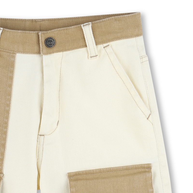 Bermudas ajustables de sarga TIMBERLAND 
                        NI&Ntilde;O
