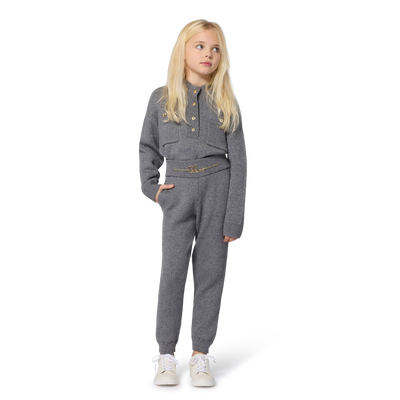 Jersey de punto de cuello alto CHLOE NI&Ntilde;A