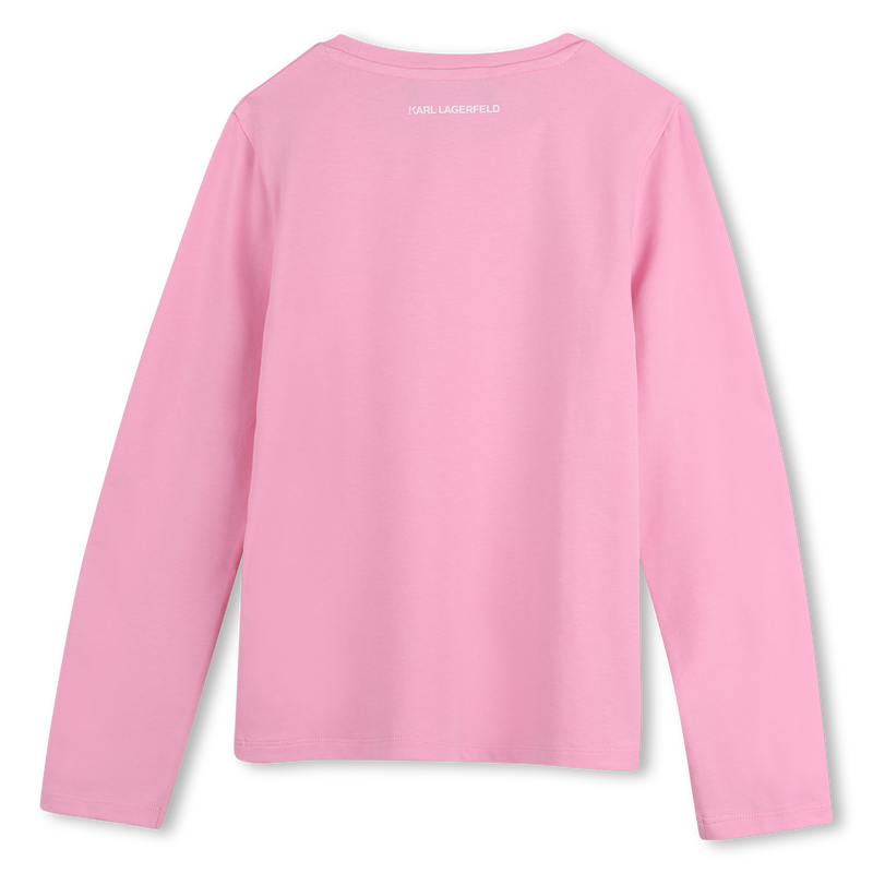 Camiseta de manga larga KARL LAGERFELD KIDS 
                        NI&Ntilde;A