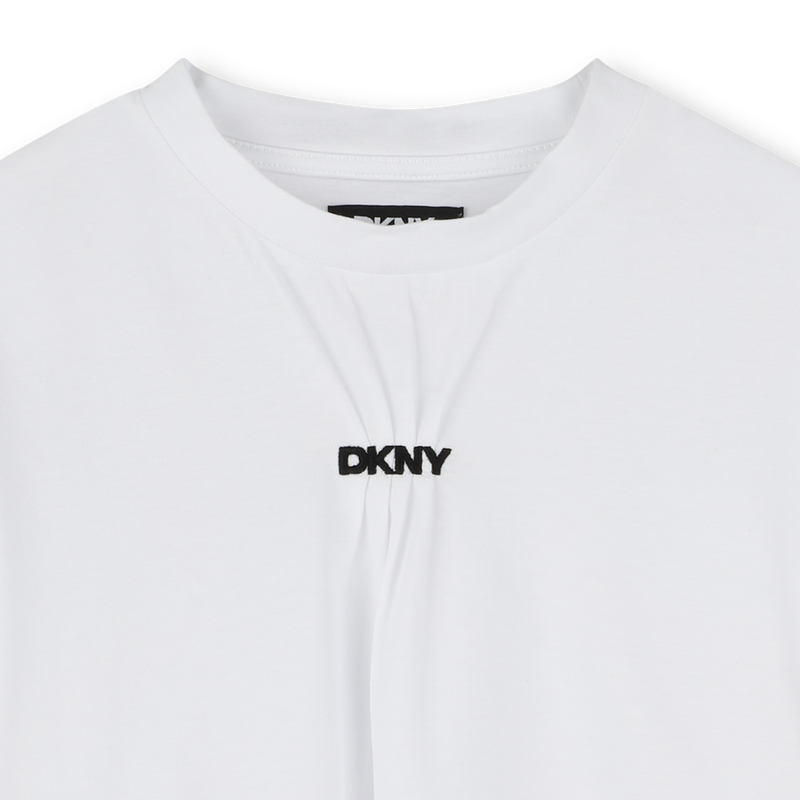 Camiseta holgada de algod&oacute;n DKNY 
                        NI&Ntilde;A