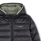 Plum&iacute;fero reversible con capucha BOSS 
                    NI&Ntilde;O