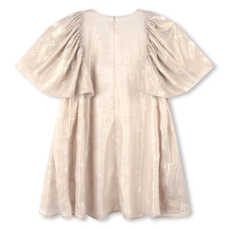 Vestido de jacquard lam&eacute; KENZO KIDS 
                        NI&Ntilde;A