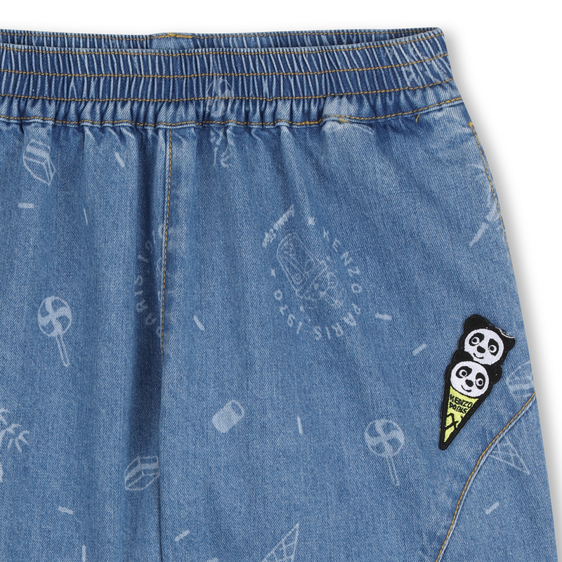 SHORTS DE MEZCLILLA KENZO KIDS 
                        NI&Ntilde;A