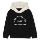 Sudadera con capucha KARL LAGERFELD KIDS 
                    NI&Ntilde;O