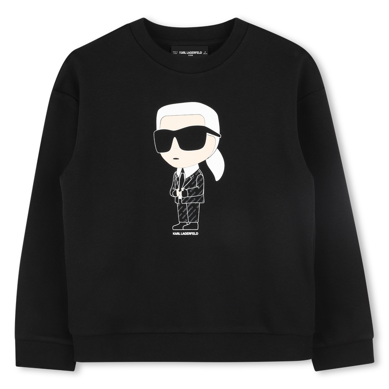 Sudadera estampada KARL LAGERFELD KIDS 
                        NI&Ntilde;O