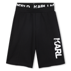 Bermudas de doble jersey KARL LAGERFELD KIDS 
                    NI&Ntilde;O