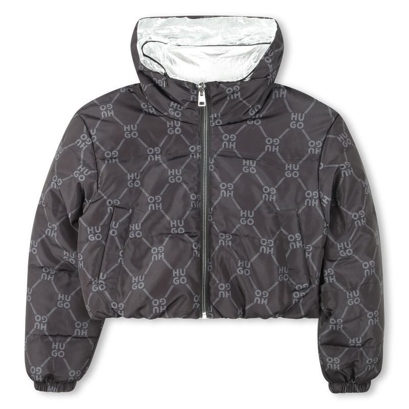 Plum&iacute;fero corto reversible HUGO 
                        NI&Ntilde;A