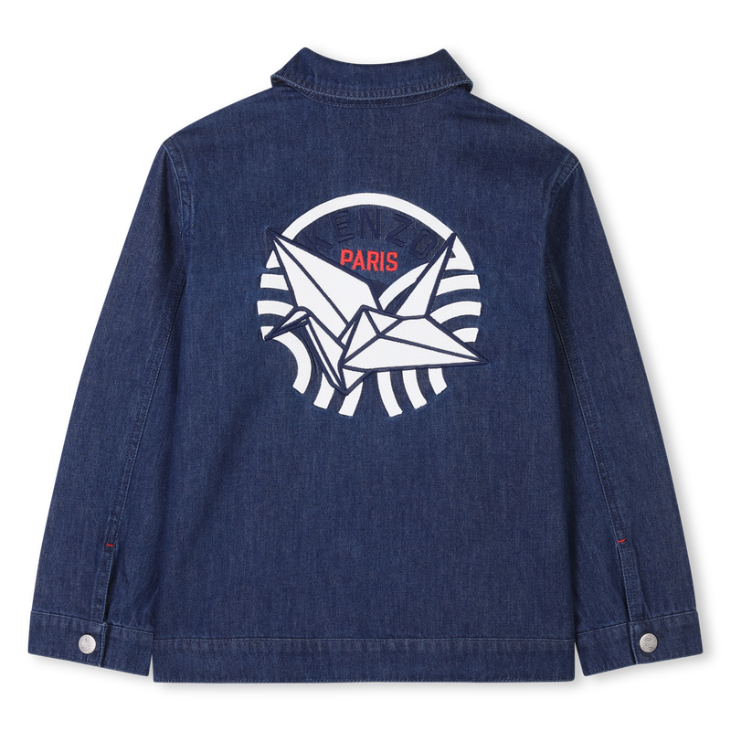 Cazadora vaquera de algod&oacute;n KENZO KIDS 
                        UNISEXO