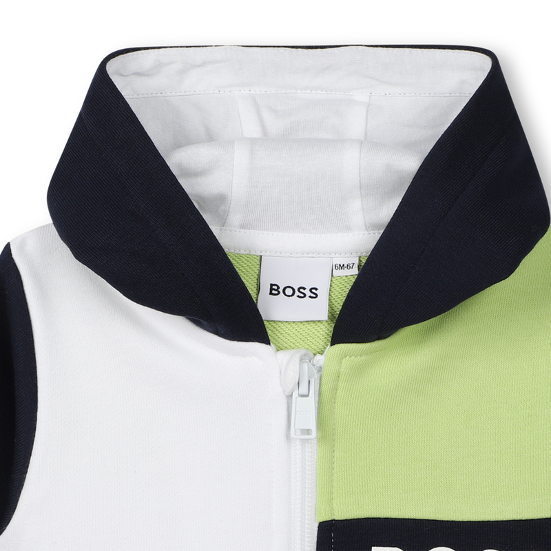 Chaqueta con capucha BOSS 
                        NI&Ntilde;O