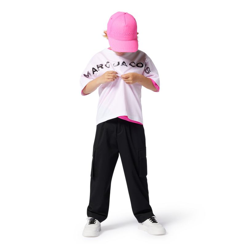 Gorra ajustable de algod&oacute;n MARC JACOBS 
                        NI&Ntilde;A