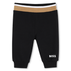 Conjunto camiseta + pantal&oacute;n + c&aacute;rdigan BOSS 
                    NI&Ntilde;O