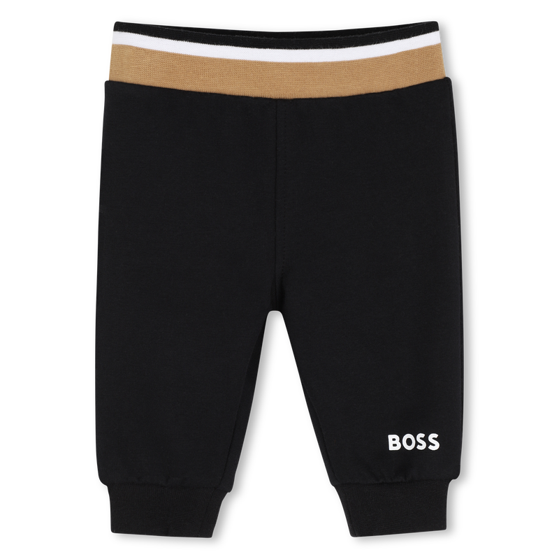 Conjunto camiseta + pantal&oacute;n + c&aacute;rdigan BOSS 
                        NI&Ntilde;O