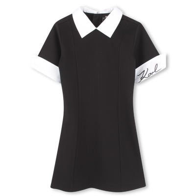 Vestido de manga corta KARL LAGERFELD KIDS NI&Ntilde;A