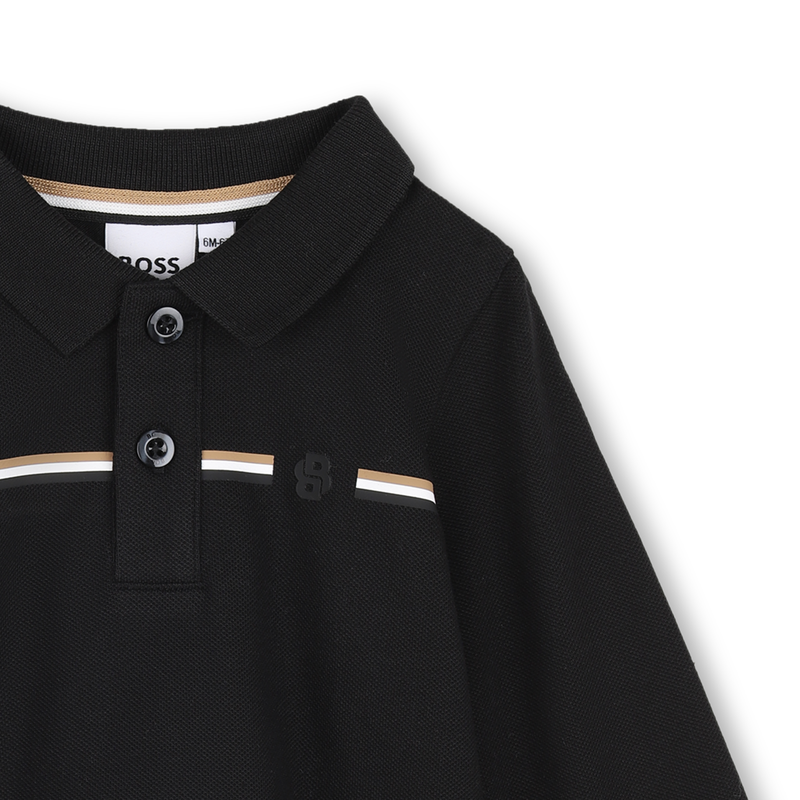 Polo de manga larga BOSS 
                        NI&Ntilde;O