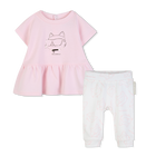 Conjunto de vestido y leggings KARL LAGERFELD KIDS 
                    NI&Ntilde;A
