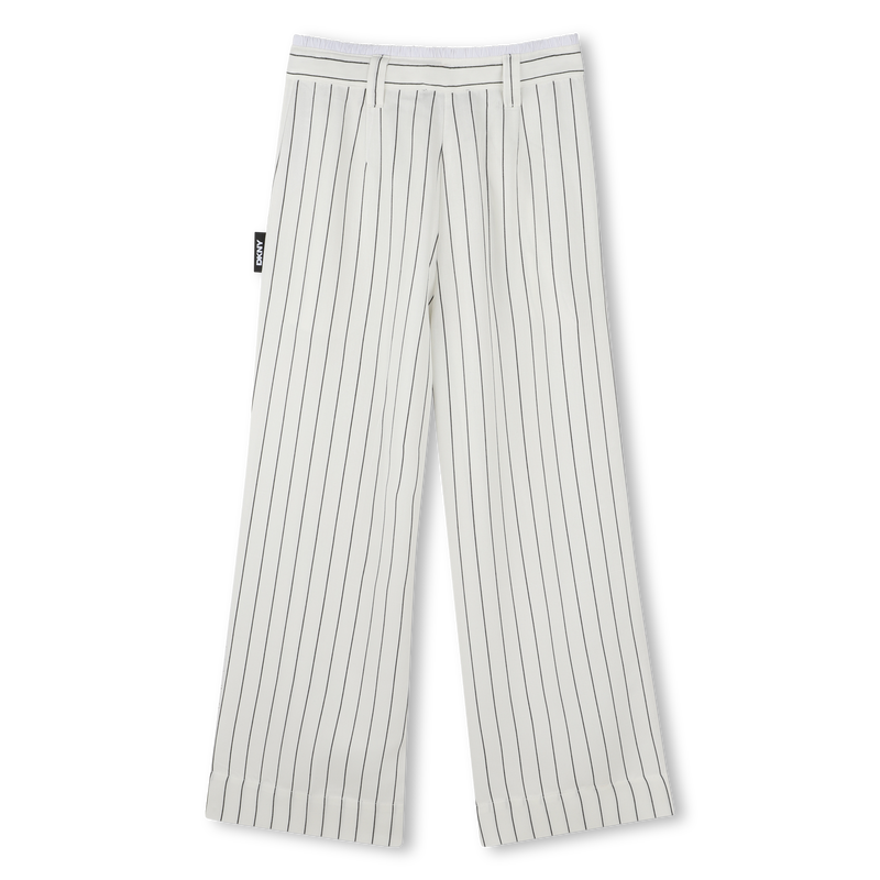Pantal&oacute;n ancho de rayas DKNY 
                        NI&Ntilde;A