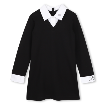 Vestido de manga larga KARL LAGERFELD KIDS NI&Ntilde;A